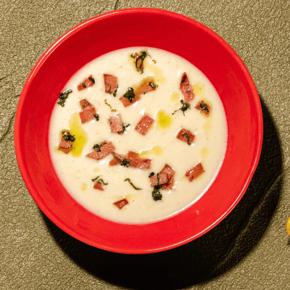 Potato Beef Bacon Soup